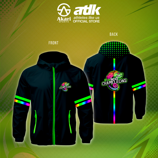 ATLETIKA | Nxled Chameleons Waterproof + Windproof Jacket