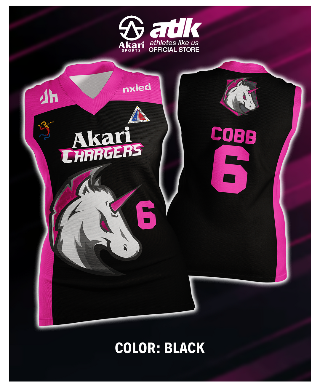AKARI CHARGERS #6 COBB JERSEY