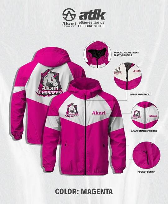 Akari Chargers Wind proof Waterproof Jacket (NEW ARRIVAL)